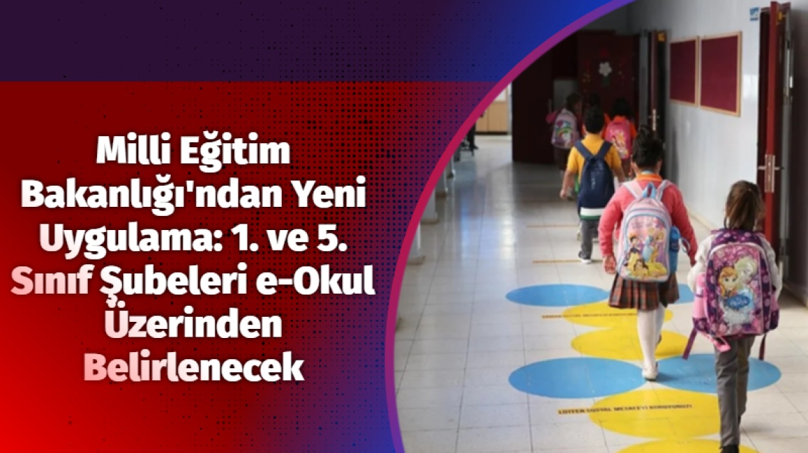 5. Sınıfların Şubeleri MEB Tarafından Kura İle Belirlenecek