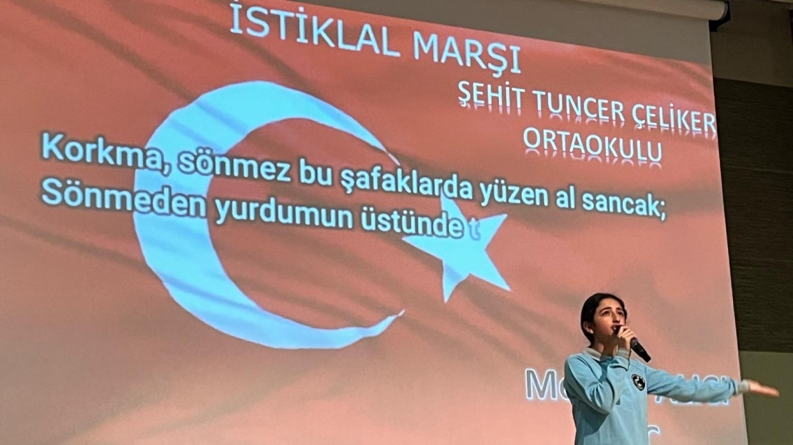 İlçe Geneli İstiklal Marşı'nı Güzel Okuma Yarışması